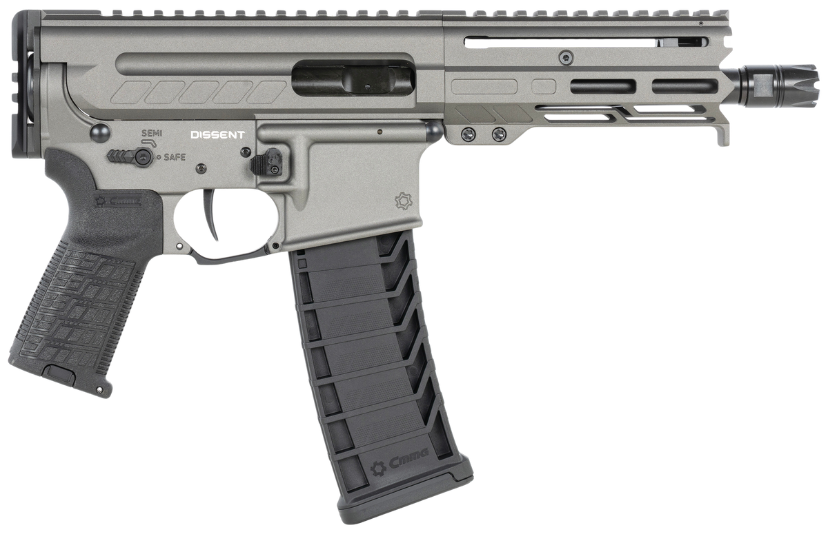 CMMG Dissent MK4 9mm Luger 6.50" 33+1 Semi-Auto Pistol - Tungsten Gray