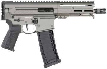 CMMG Dissent MK4 9mm Luger 6.50" 33+1 Semi-Auto Pistol - Tungsten Gray