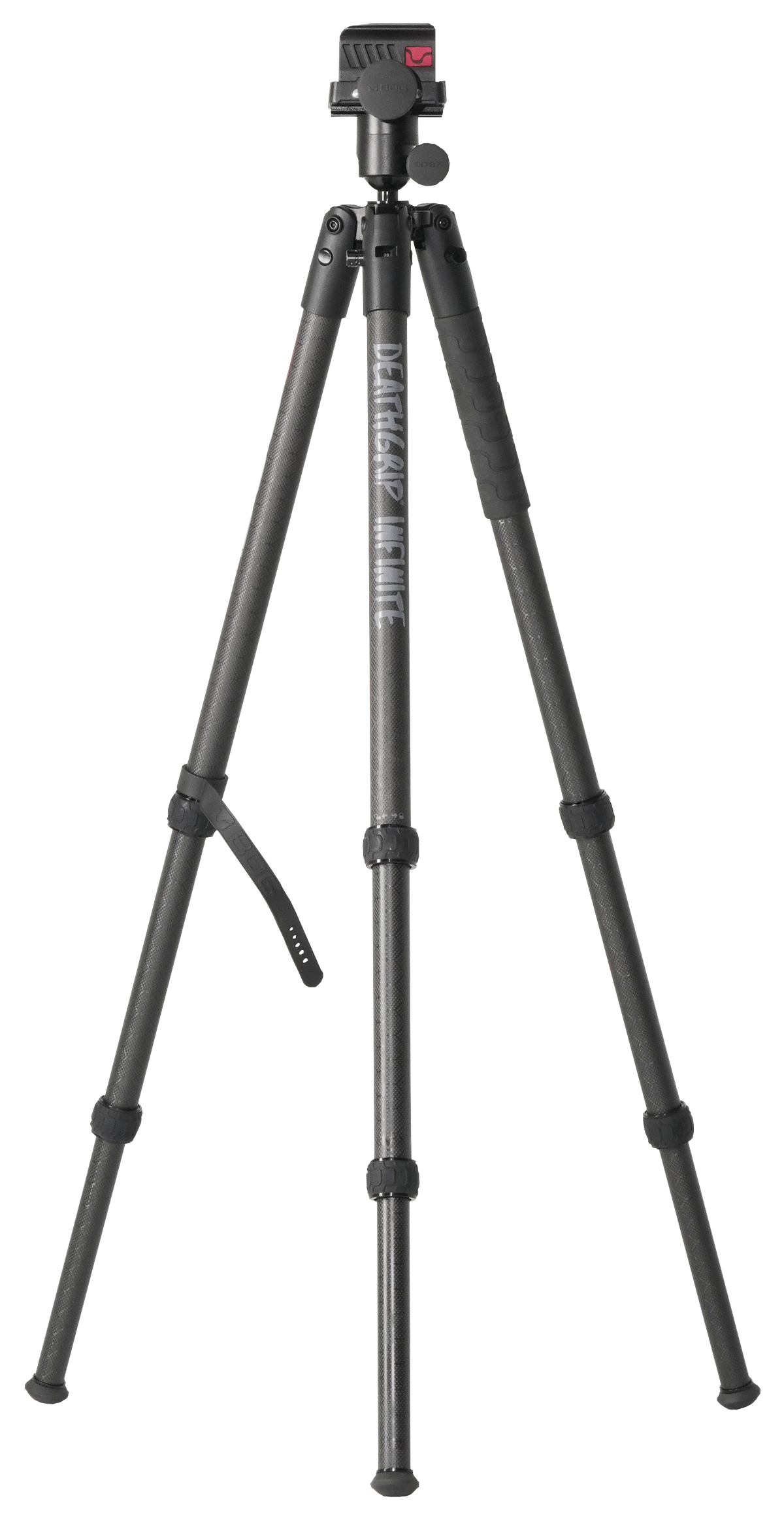 Bog-Pod DeathGrip Infinite Carbon Fiber Shooting Tripod 6.5"-59" - Ball Head, Black