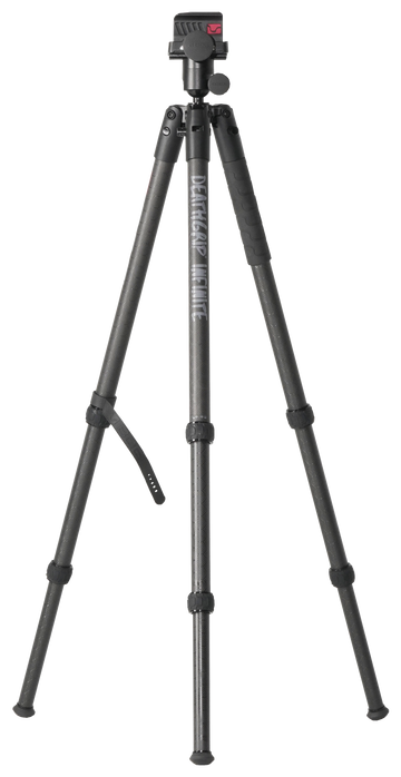 Bog-Pod DeathGrip Infinite Carbon Fiber Shooting Tripod 6.5"-59" - Ball Head, Black