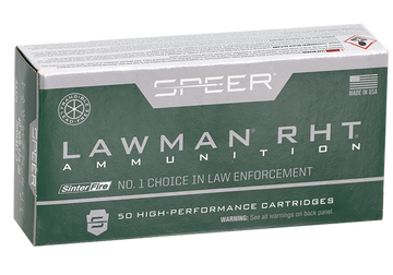 Speer Ammo Lawman RHT 40 S&W 125gr SinterFire Frangible 50 Rd - Box or Case