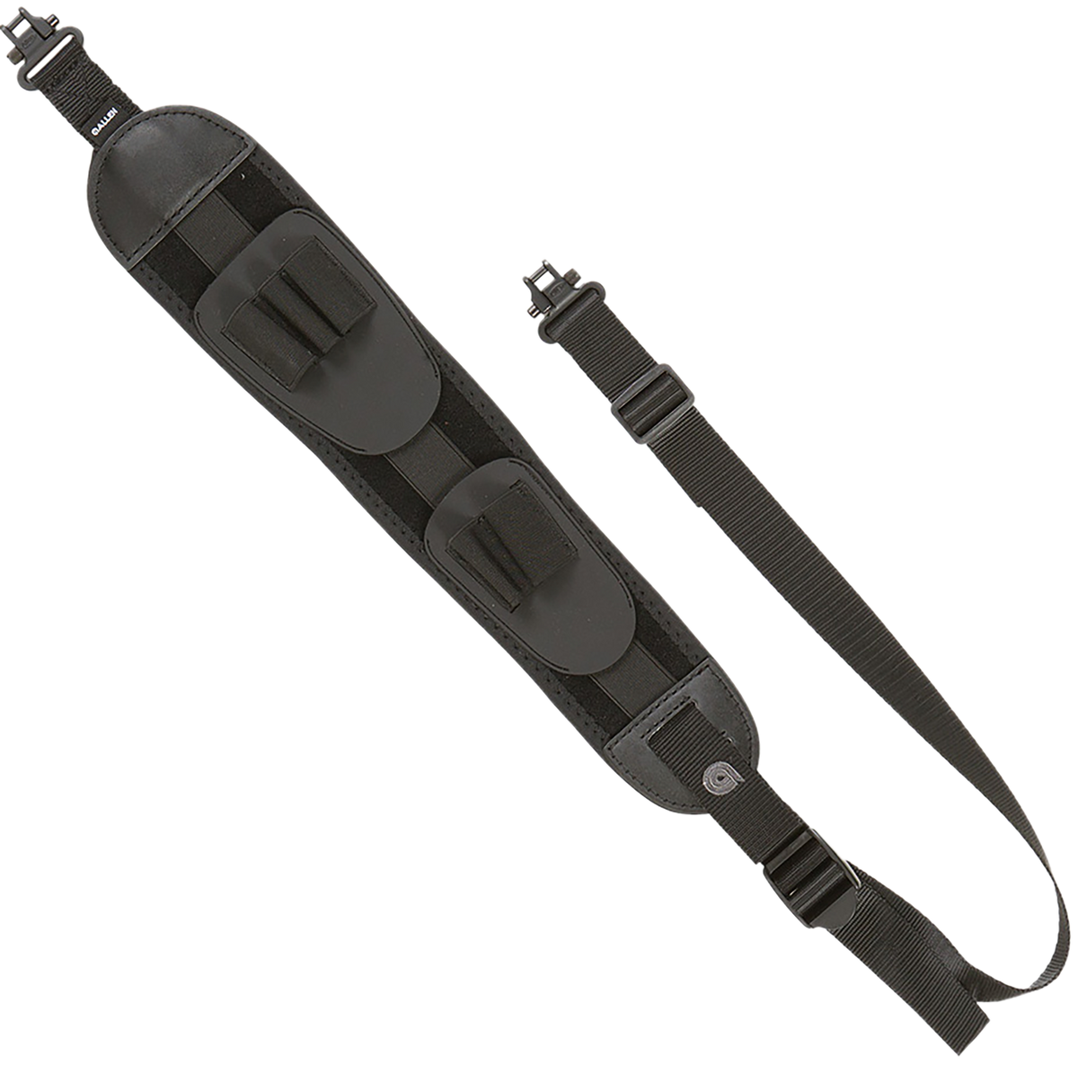 Allen 8888 Denali Black Neoprene Rifle Cartridge Sling 22"-42" Adjustable w/ Sharkskin Back