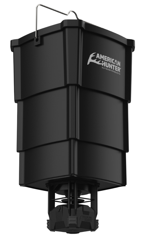 American Hunter AHNFECON Nesting Hopper 5 Gallon Collapsible Game Feeder w/Econ Feeder Kit Black
