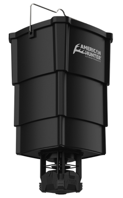 American Hunter AHNFECON Nesting Hopper 5 Gallon Collapsible Game Feeder w/Econ Feeder Kit Black