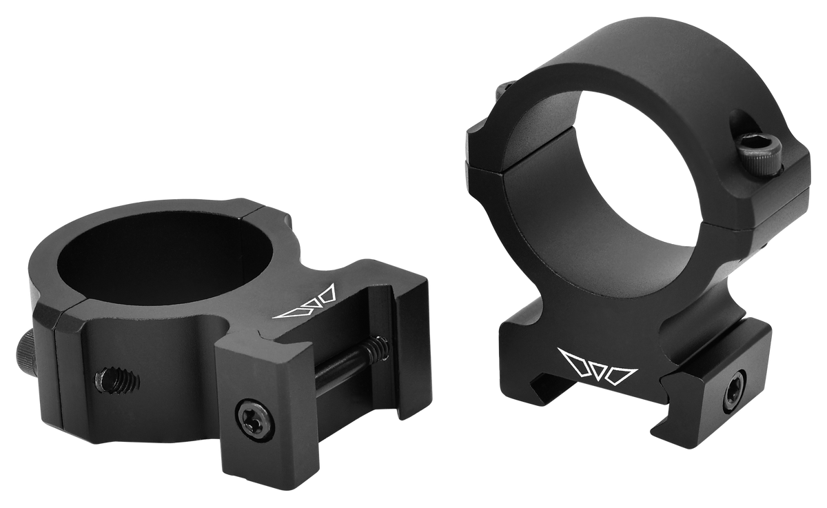 Warne V615M Vapor 30mm High Horizontal Scope Rings - Matte Black