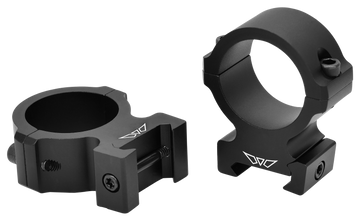 Warne V615M Vapor 30mm High Horizontal Scope Rings - Matte Black