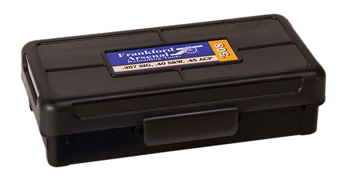 Frankford Arsenal Hinge-Top Ammo Box .270 Win/.280 Rem/.25-06 Rem 50-Rd Black Polymer