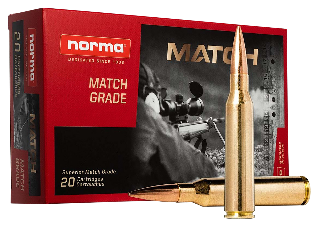 Norma Golden Target Match 338 Norma Mag 300gr HPBT 20-Rd - Box or Case