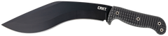 Columbia River 2742 KUK 10.56" Fixed Recurve Plain 65Mn Carbon Steel Black Powder Coat GRN Knife