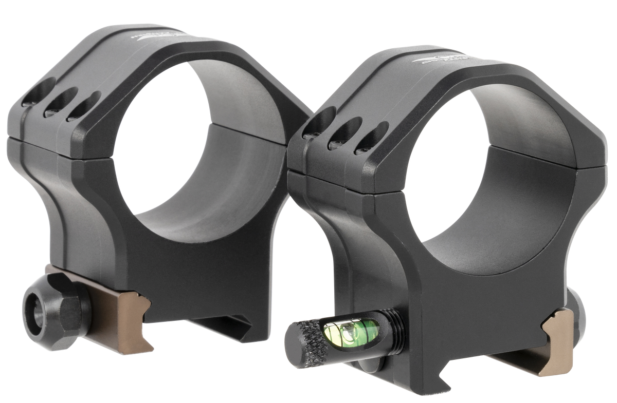 Christensen Arms Tactical PRSR-HD 34mm High Black Anodized Scope Rings - Picatinny