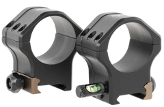 Christensen Arms Tactical PRSR-HD 34mm High Black Anodized Scope Rings - Picatinny