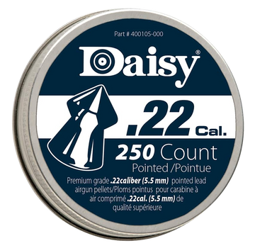 Daisy 997922512 PrecisionMax .22 Lead Pointed Field Pellet 250/Tin