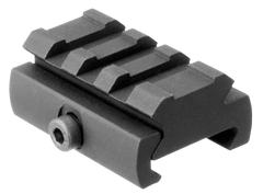 Aim Sports ML109 Low Profile Riser Mount 0.5" Rise 1.60" Picatinny/Weaver - Black Anodized