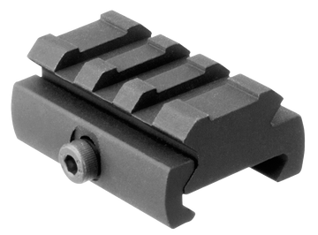 Aim Sports ML109 Low Profile Riser Mount 0.5" Rise 1.60" Picatinny/Weaver - Black Anodized
