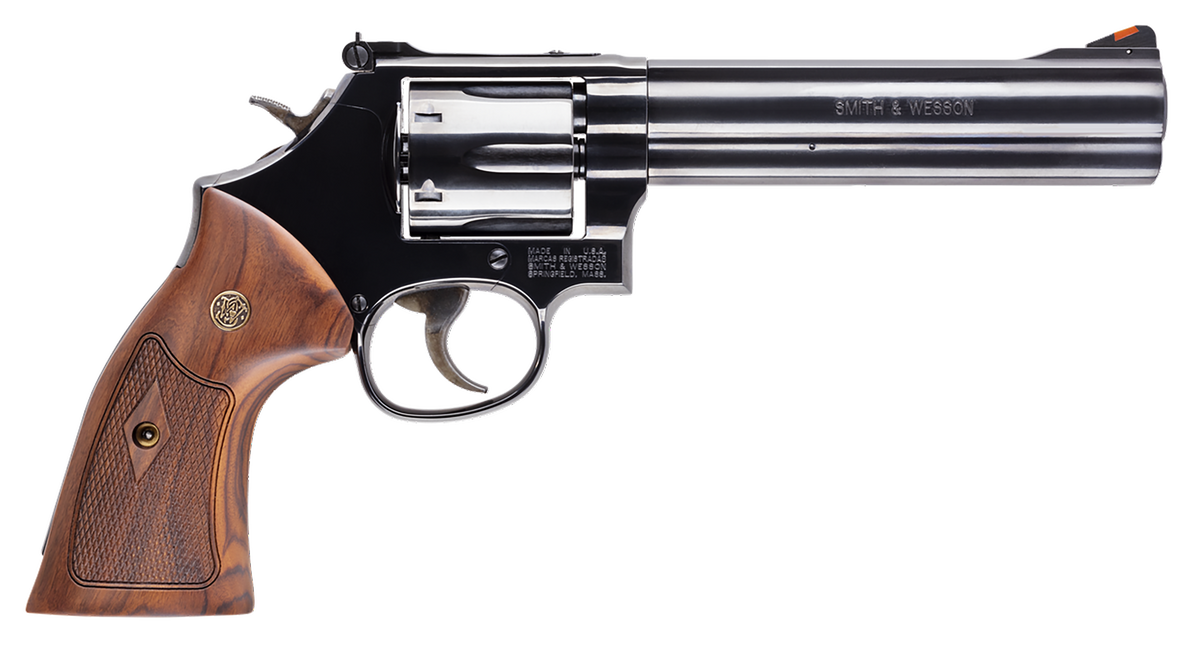 Smith & Wesson Model 586 Classic 357 Mag/.38 S&W Spl +P 6" 6-Rd DA/SA Revolver - CA Compliant