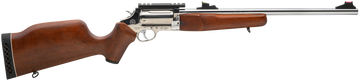 Rossi Circuit Judge 45 Colt (LC) / 410 Gauge 18.50" 5-Rd Polished Stainless Steel Hardwood Monte Carlo Right Hand