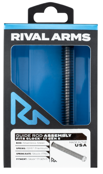 Rival Arms RA50G121S Guide Rod Assembly Silver Stainless Steel for Glock 17 Gen5