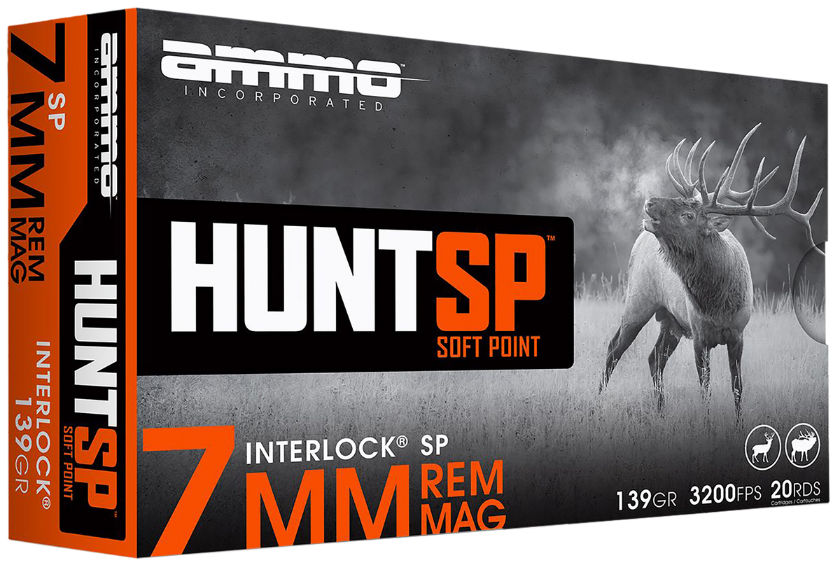 Ammo Inc Hunt 7mm 139gr Soft Point 20 Rd - Box or Case