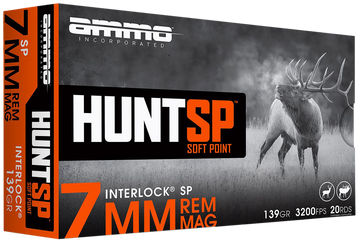 Ammo Inc Hunt 7mm 139gr Soft Point 20 Rd - Box or Case