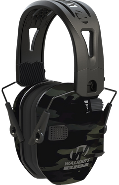 Walkers Game Ear Razor Tacti-Grip 23 dB Over the Head Gray MultiCam/Black Polymer Electronic Muff