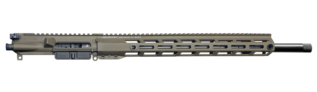 Rise Armament RA-22ARC-CU-BRN-18 AR-15 22 ARC 18" Upper Receiver - Brown Cerakote
