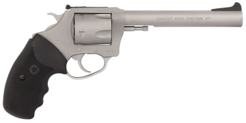 Charter Arms Pitbull 9mm Luger 6" 5rd DA/SA Revolver - Matte Stainless