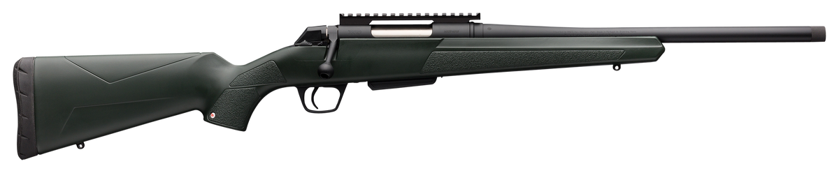 Winchester Guns 535757289 XPR Stealth 6.5 Creedmoor 16.5" 3+1 Bolt Action Rifle - Green Synthetic Stock