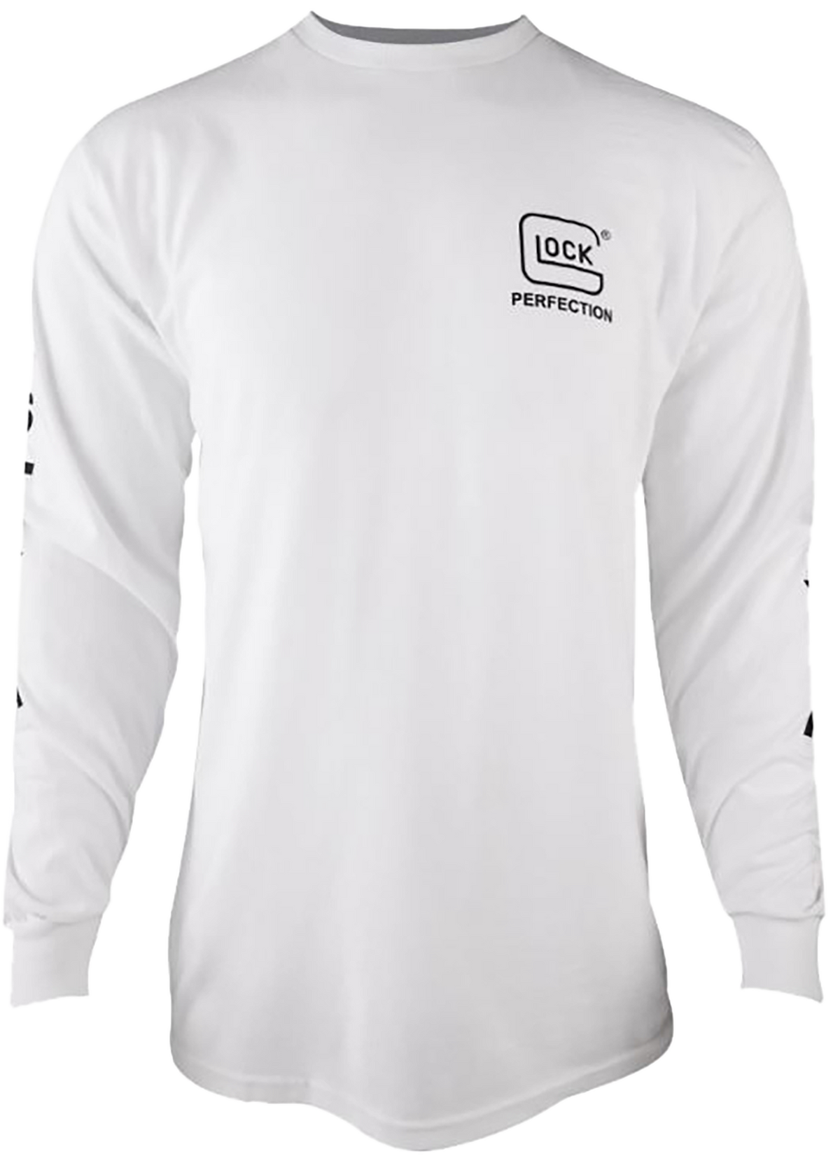 Glock Perfection Long Sleeve Tee White Pre-Shrunk Cotton 3XL