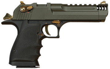 Magnum Research Desert Eagle Mark XIX L5 50 AE 5" 7+1 Semi-Auto Pistol - Mil-Spec Green / Black Anodized