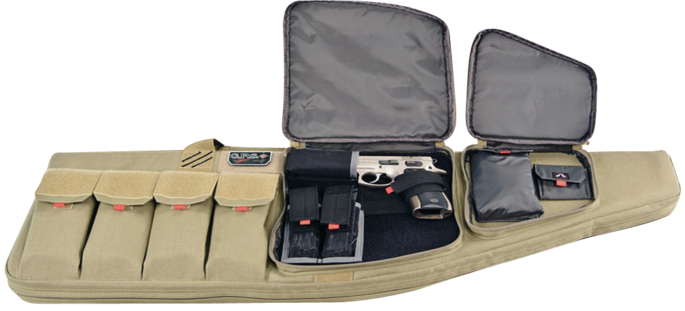 G Outdoors T42ART Tactical AR Case 42" Tan 1000D Polyester - Holds 1 Rifle