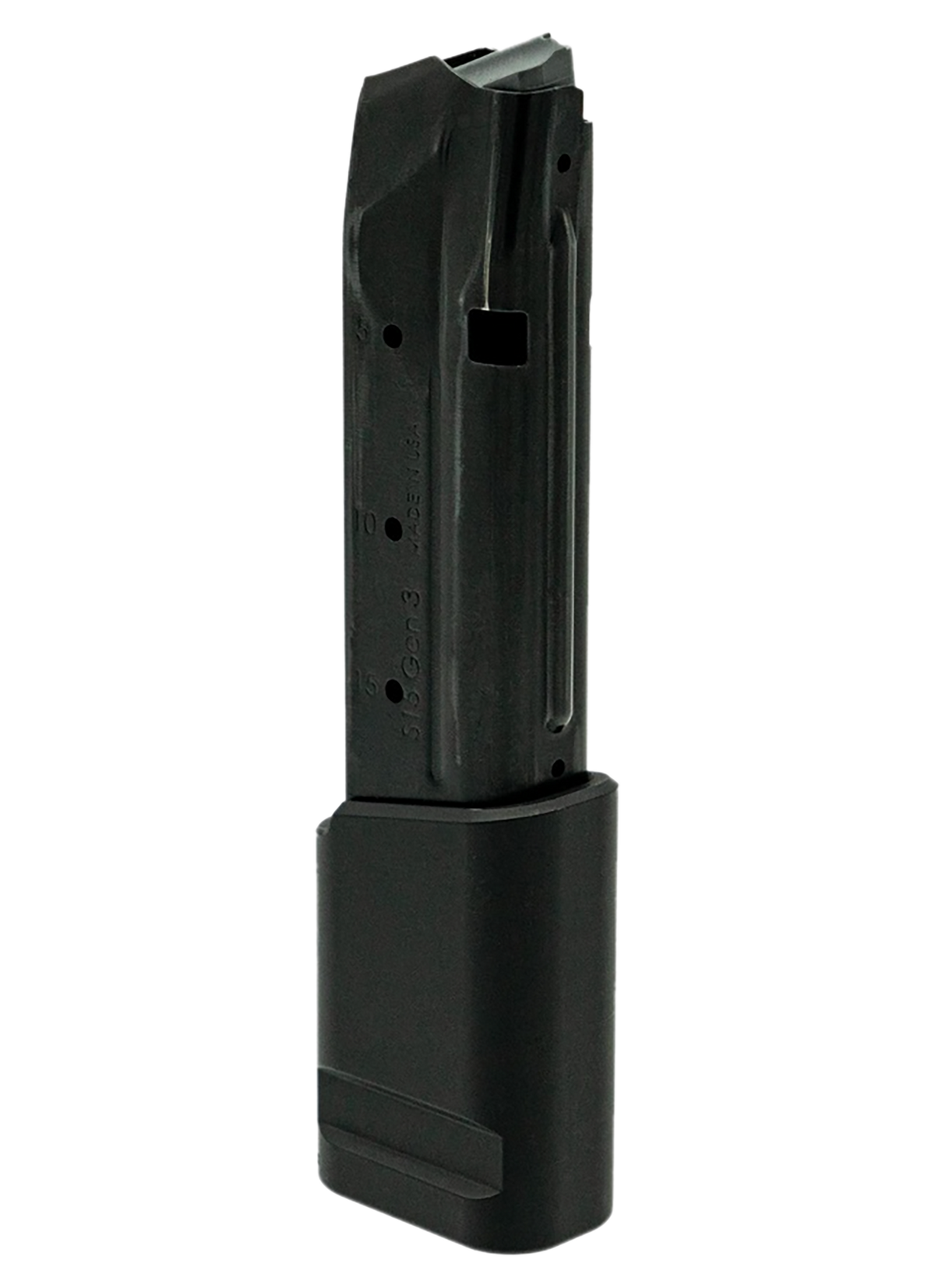 Shield Arms S15 +10 Preinstalled Aluminum Magazine Extension - Black