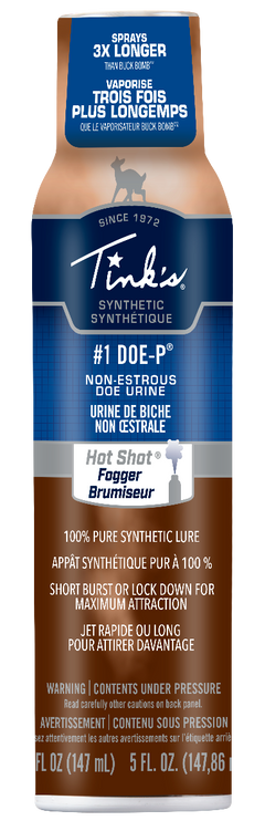 Tinks #1 Doe-P Synthetic Deer Attractant Non-Estrous Doe Urine 5 oz Aerosol