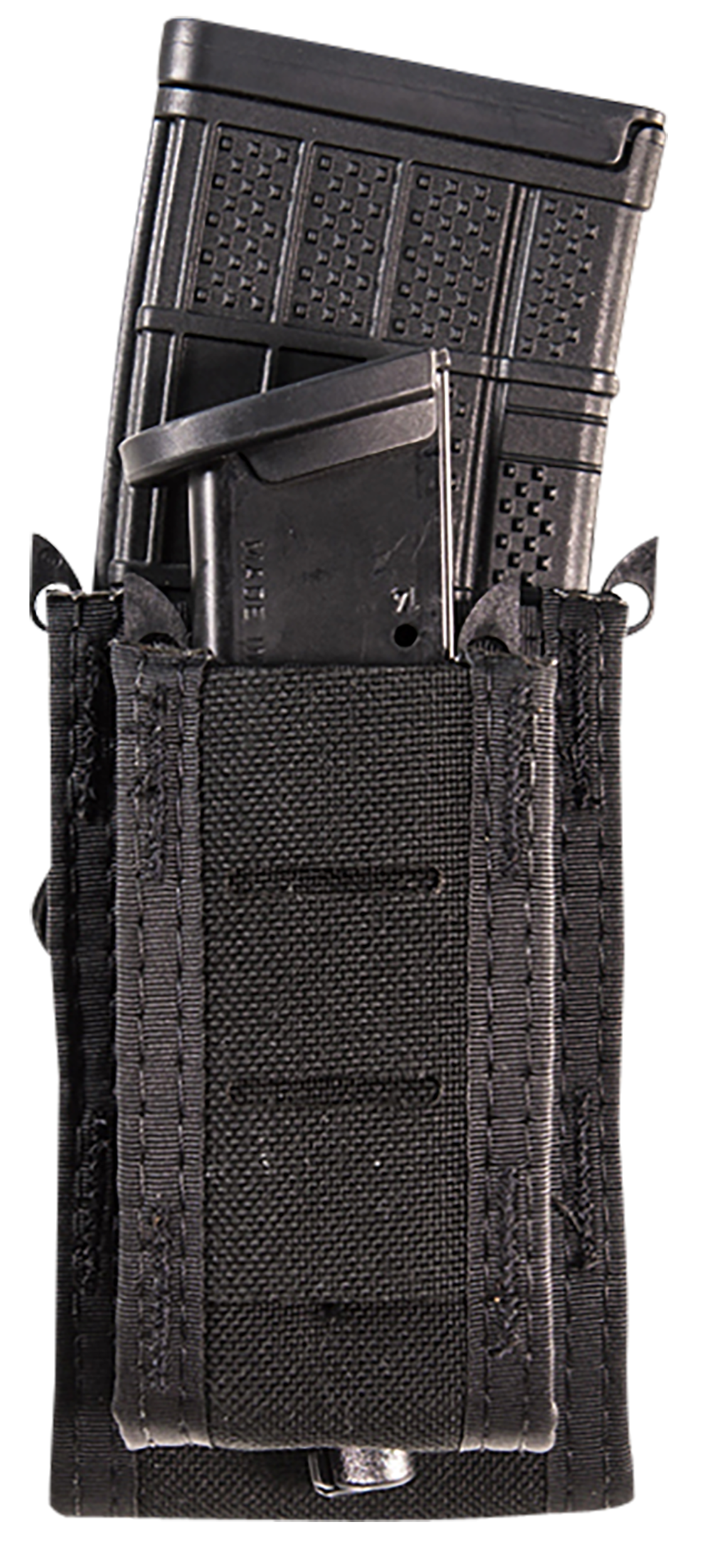 High Speed Gear TACO Double Decker Black Nylon MOLLE Mag Pouch