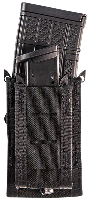 High Speed Gear TACO Double Decker Black Nylon MOLLE Mag Pouch