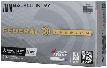 Federal BackCountry 7mm Backcountry 155gr Terminal Ascent 20rd - Box or Case