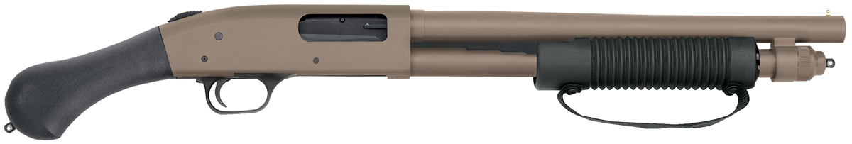 Mossberg 590 Shockwave 12 Gauge 14.375" 5+1 3" Pump Tactical Shotgun - FDE Cerakote