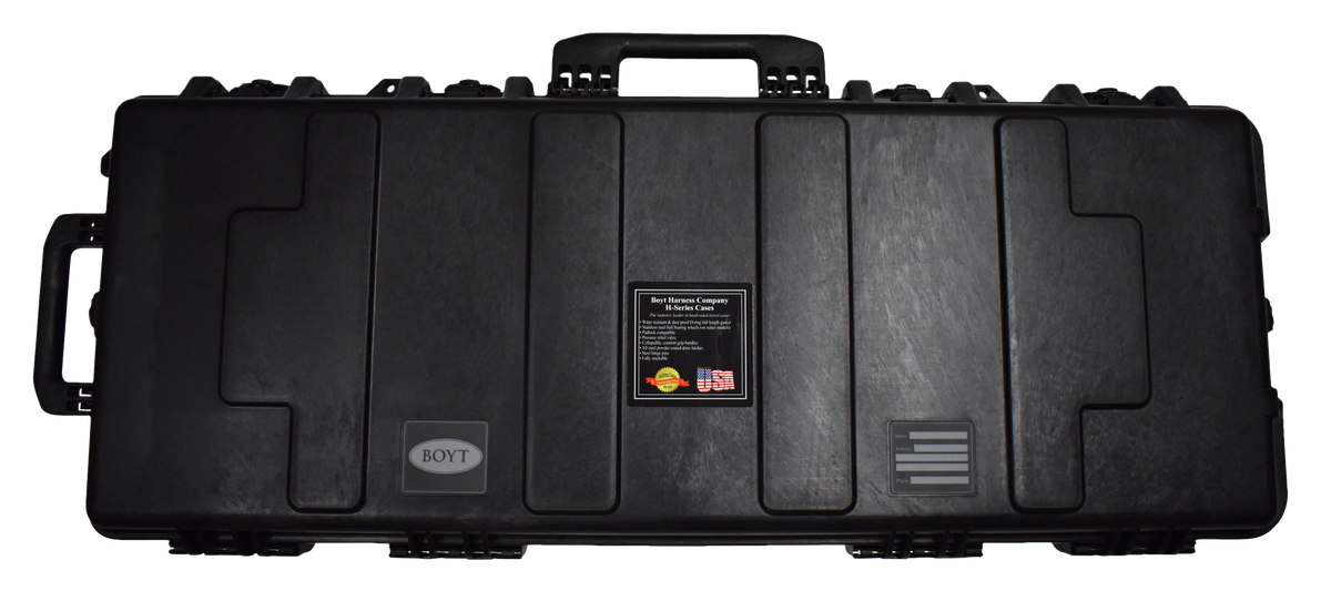 Boyt Harness H41XD Tactical AR/Carbine Case 43" Black Polypropylene - Wheels, Foam Padding, Weather Resistant