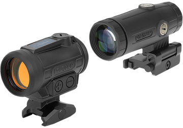Holosun ARO-EVO-SPR-RD & HM3X 1x 2 MOA Red Dot/Magnifier Combo - Black