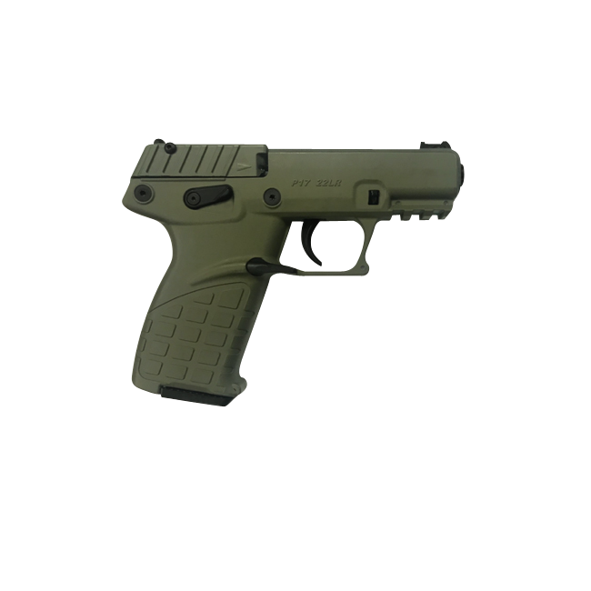 Kel-Tec P17 22 LR 3.80" 16+1 Semi-Auto Pistol - OD Green