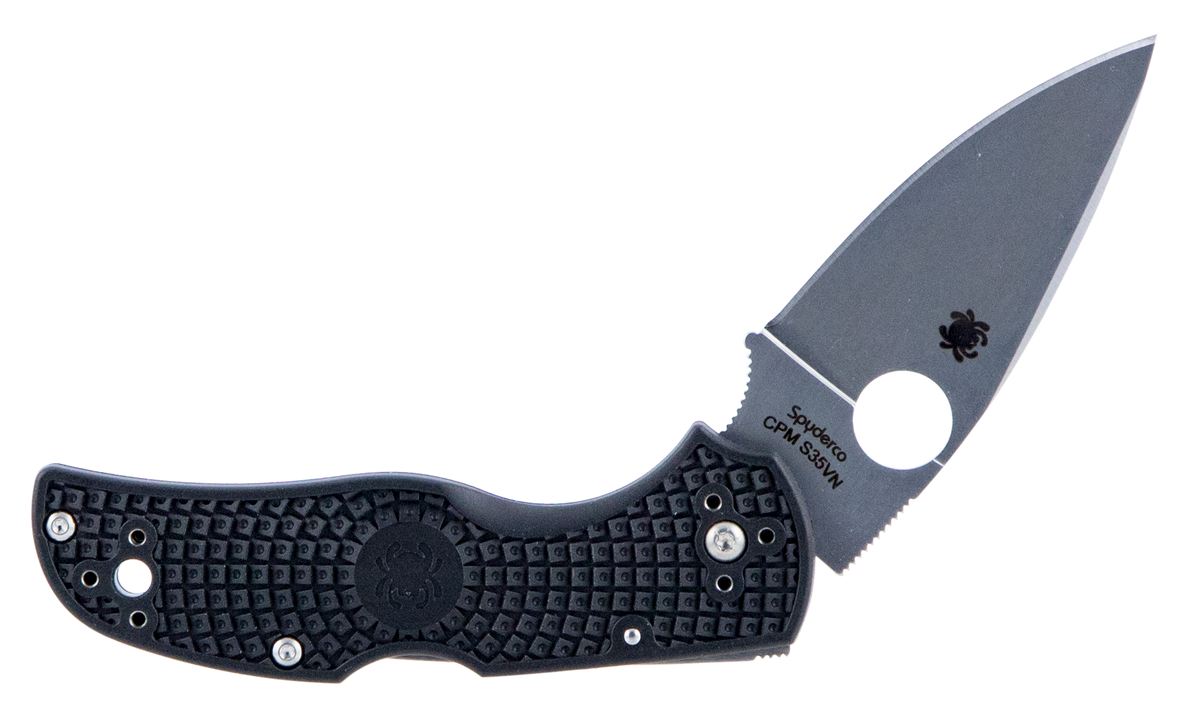 Spyderco Native 5 Lightweight 2.95" Spear Point Plain Edge CPM S35VN Black FRN Folding Knife
