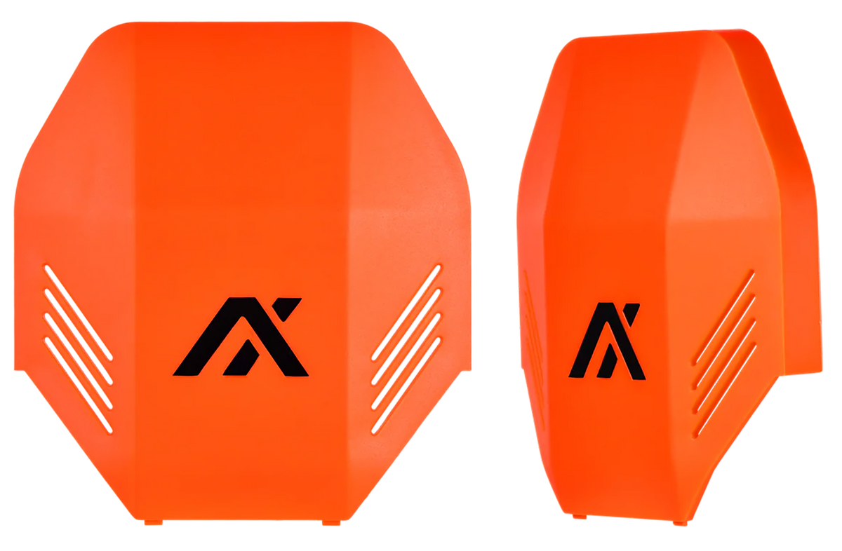 AXIL MX Plate Polymer Over-the-Head Blaze Red Earmuff Accessory Plate