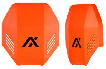 AXIL MX Plate Polymer Over-the-Head Blaze Red Earmuff Accessory Plate