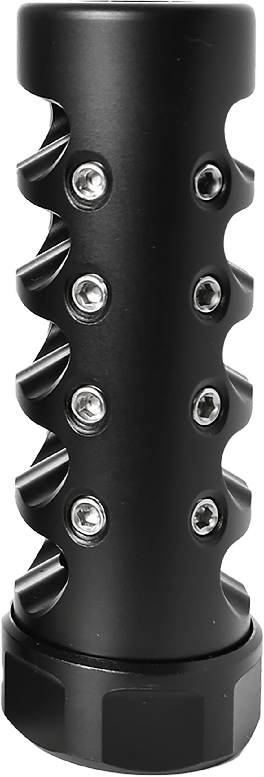 American Precision Arms Gen 4 Fat Bastard 6mm 5/8x24 Self-Timing Muzzle Brake - Nitride