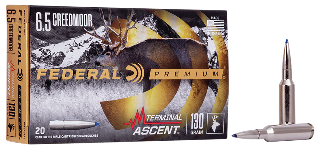 Federal Premium Terminal Ascent 6.5 Creedmoor 130gr 20rd - Box or Case