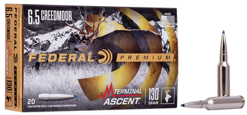 Federal Premium Terminal Ascent 6.5 Creedmoor 130gr 20rd - Box or Case