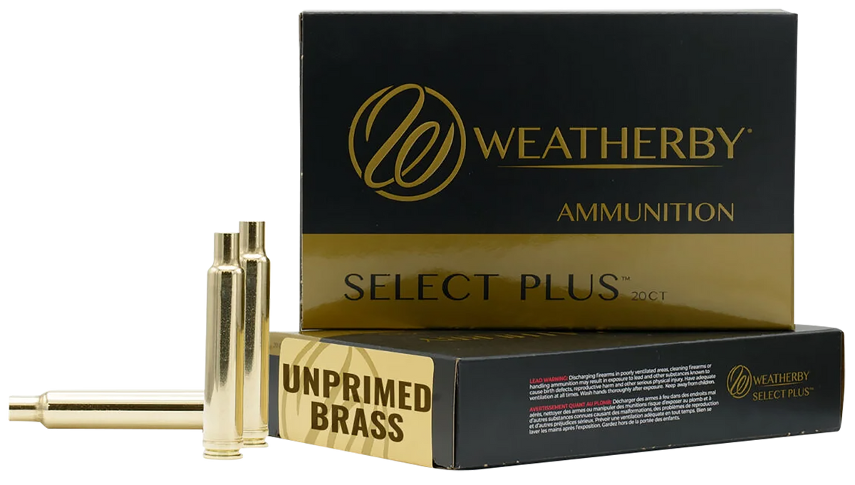 Weatherby BRASS257 257 Weatherby Magnum Unprimed Rifle Brass 20/Box