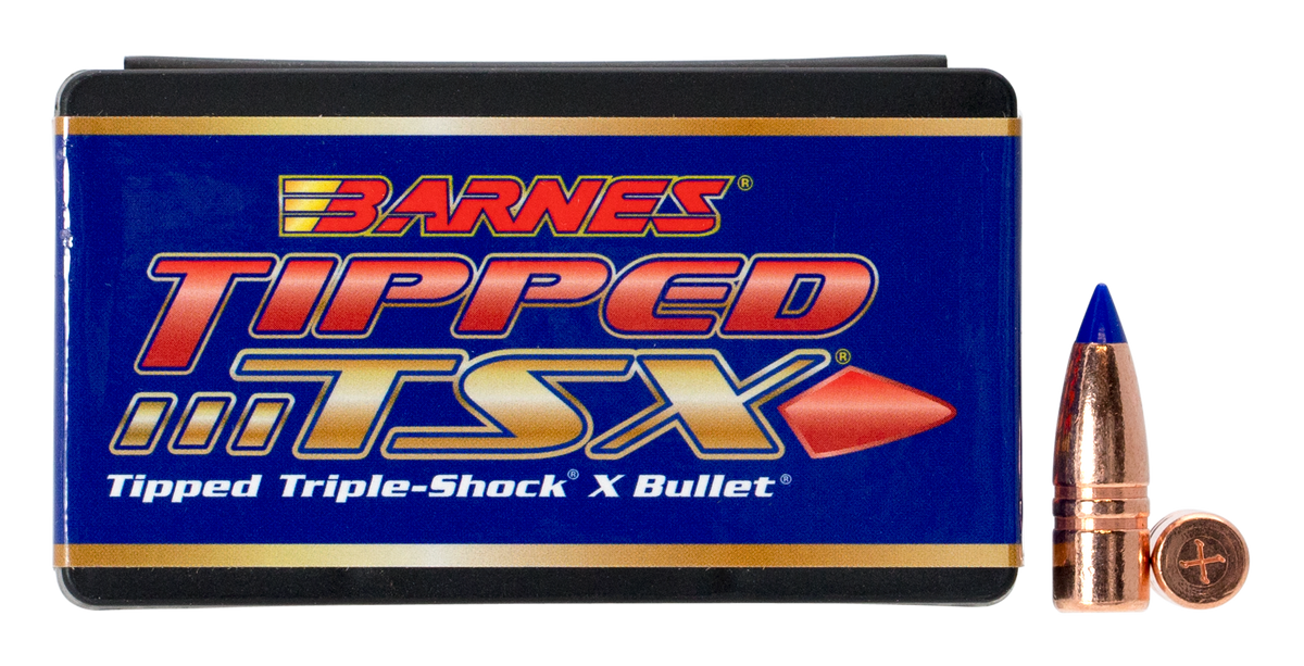 Barnes Bullets Tipped TSX 35 Cal .358 180gr TTSX Flat Base - 50/Box
