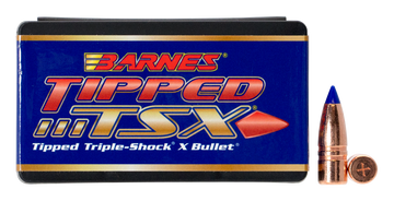 Barnes Bullets Tipped TSX 35 Cal .358 180gr TTSX Flat Base - 50/Box