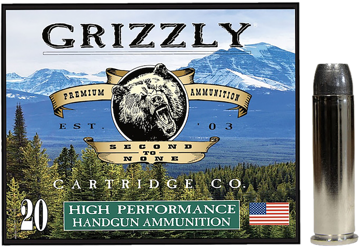 Grizzly Ammo 357 Mag 180gr Wide Flat Nose Gas Check 20-Rd - Box or Case