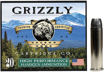 Grizzly Ammo 357 Mag 180gr Wide Flat Nose Gas Check 20-Rd - Box or Case